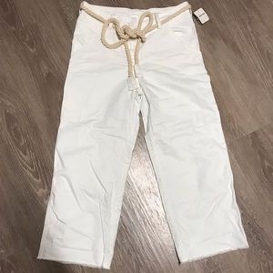White Cargo Pants